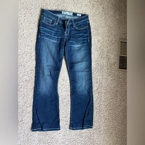 BKE Women's Dark Blue Boot Cut Jeans